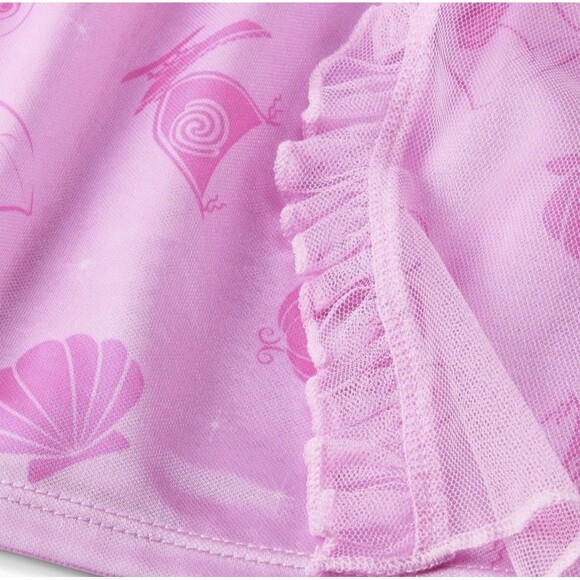 Sleeping Beauty Princess Toddler Girl's Fancy Pink Tulle Nightgown pijama playdr - Picture 4 of 12